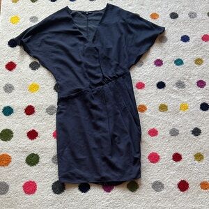 Patrizia Pepe Dark Blue Asymmetrical Dress NWT